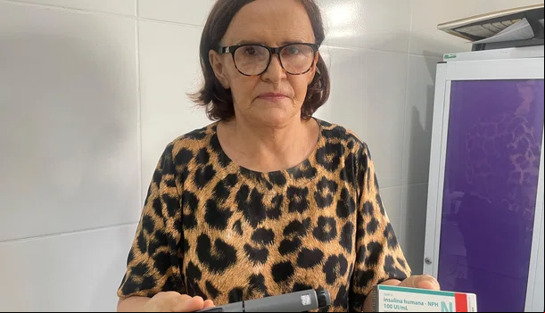 Entrega de insulina para a população